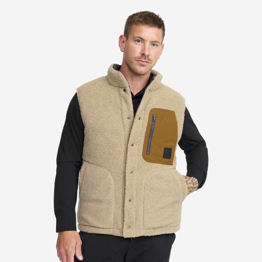 Revolution Race Rollick Reversible Vest - Herr - Rubber, Storlek:S - Jackor > Västar