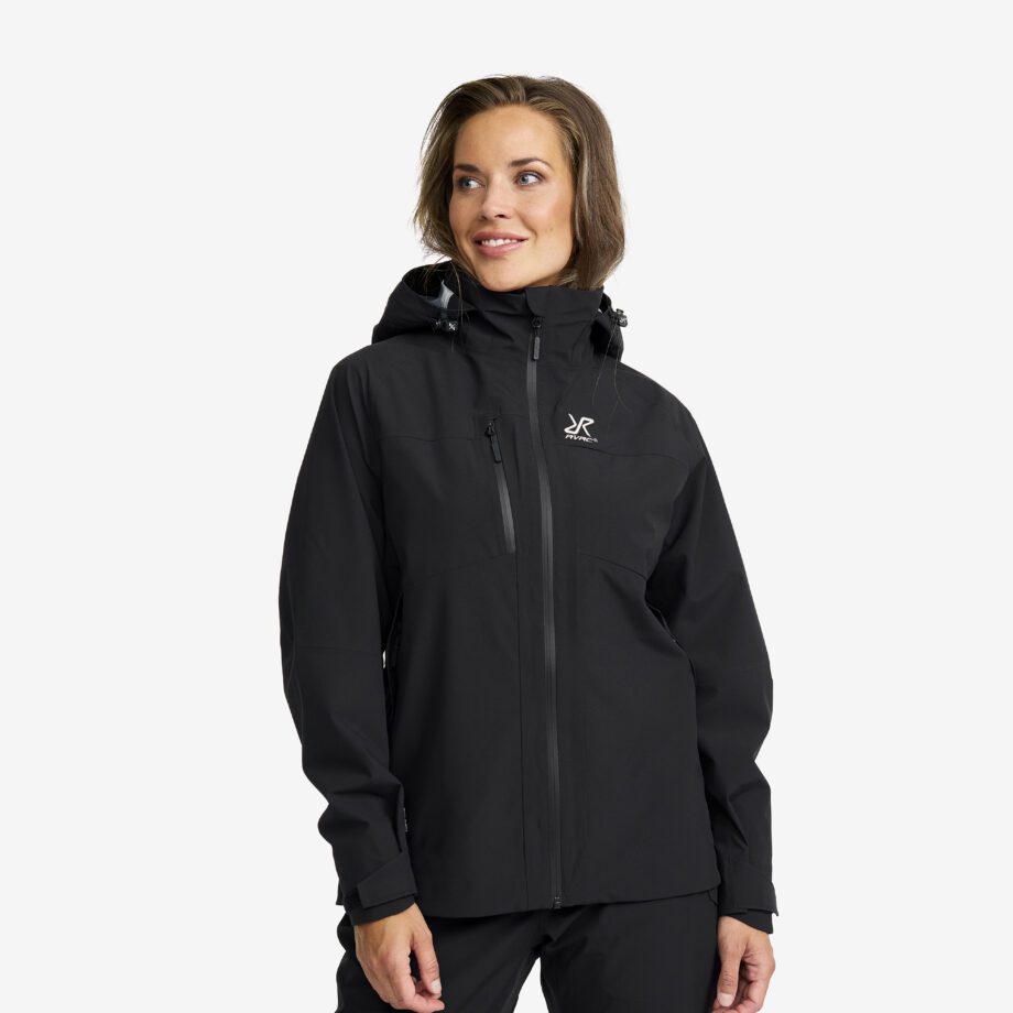 Revolution Race Dam > Jackor > Regn- & Skaljackor - Cloud 3L Shell Jacket - Dam - Black, Storlek:M