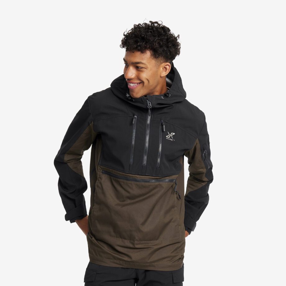 Revolution Race Skaljacka & Vindjacka - Outdoor Anorak - Herr - Mud, Storlek:XL