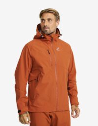 Revolution Race Jackor > Regn- & Skaljackor - Cloud 3L Shell Jacket - Herr - Terracotta Brown, Storlek:XL