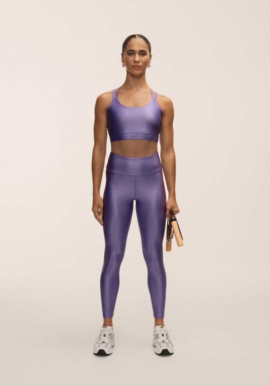Casall Glitz High Waist Tights - Purple Lush