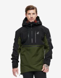 Revolution Race Outdoor Anorak - Herr - Forest Green, Storlek:S - Skaljacka & Vindjacka
