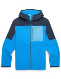 Cotopaxi Abrazo Fleece Hooded Full-Zip Jacket Carbon And Atlantic