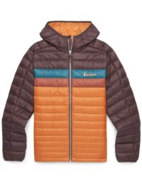 Cotopaxi Fuego Down Hooded Jacket Coffee And Sienna