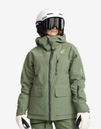 Revolution Race Halo 2L Insulated Ski Jacket - Dam - Dusty Green, Storlek:2XS - Skaljacka & Vindjacka