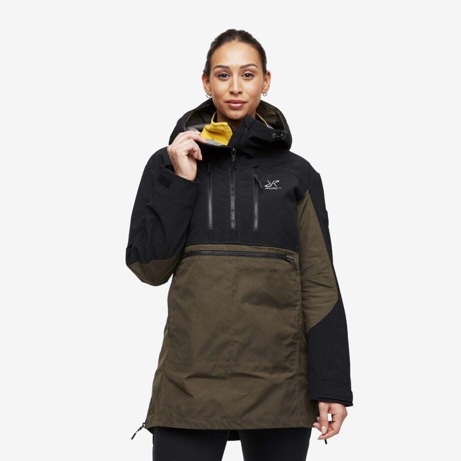 Revolution Race Outdoor Anorak - Dam - Mud, Storlek:L - Skaljacka & Vindjacka