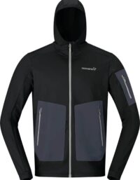 Norrøna Norrøna Men's Falketind Warm Stretch Hood Caviar Black