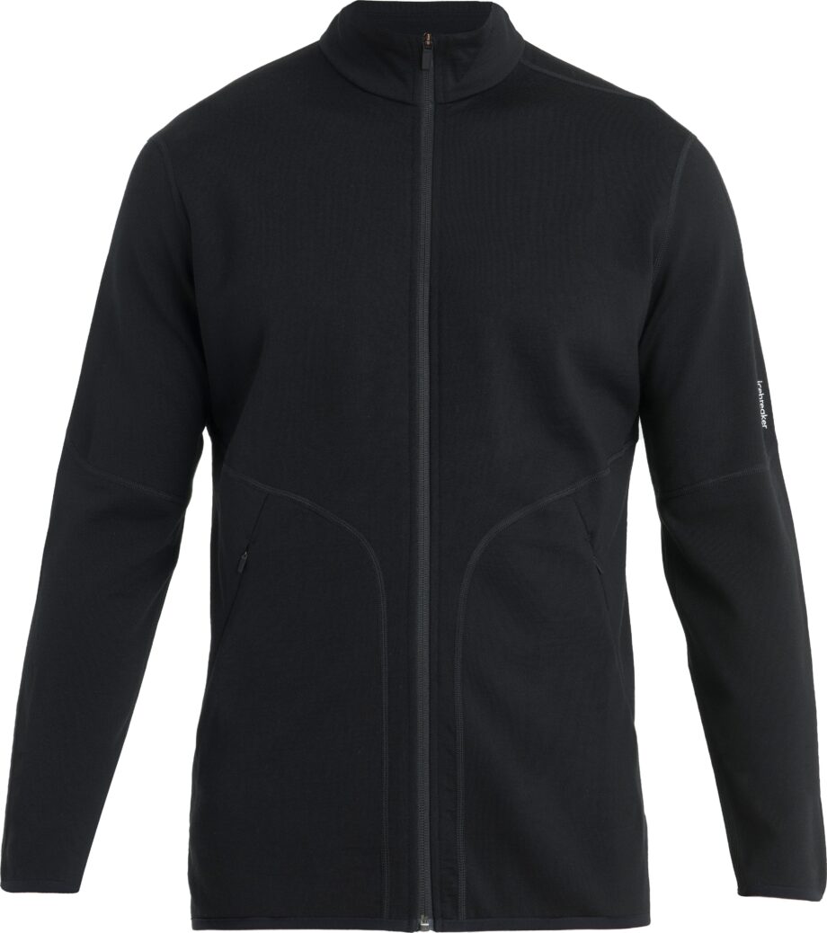 Icebreaker Icebreaker Men's Merino 560 Realfleece Elemental II Longsleeve Zip Black