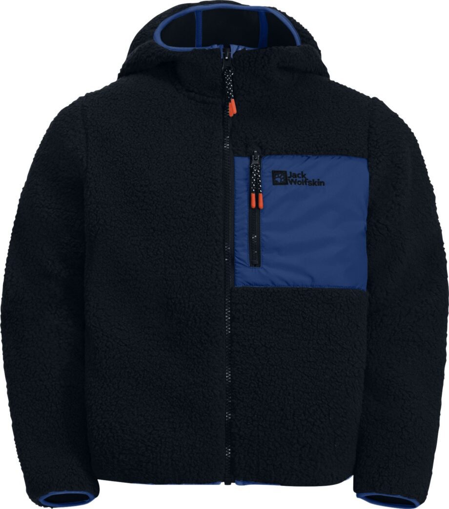 Jack Wolfskin Jack Wolfskin Kids' Ice Curl Hood Jacket Night Blue/Night Blue
