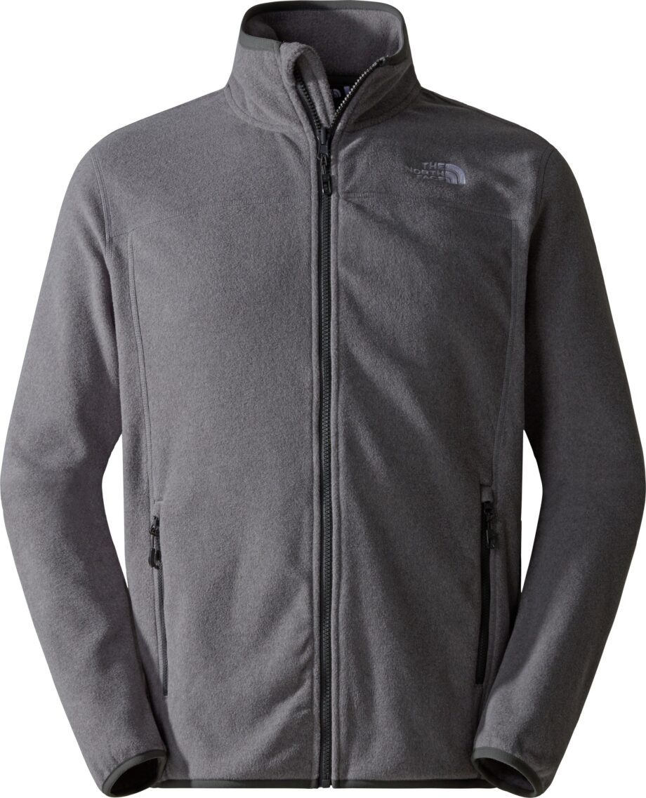 The North Face The North Face Men's 100 Glacier Full-Zip Fleece TNF Medium Grey Heather