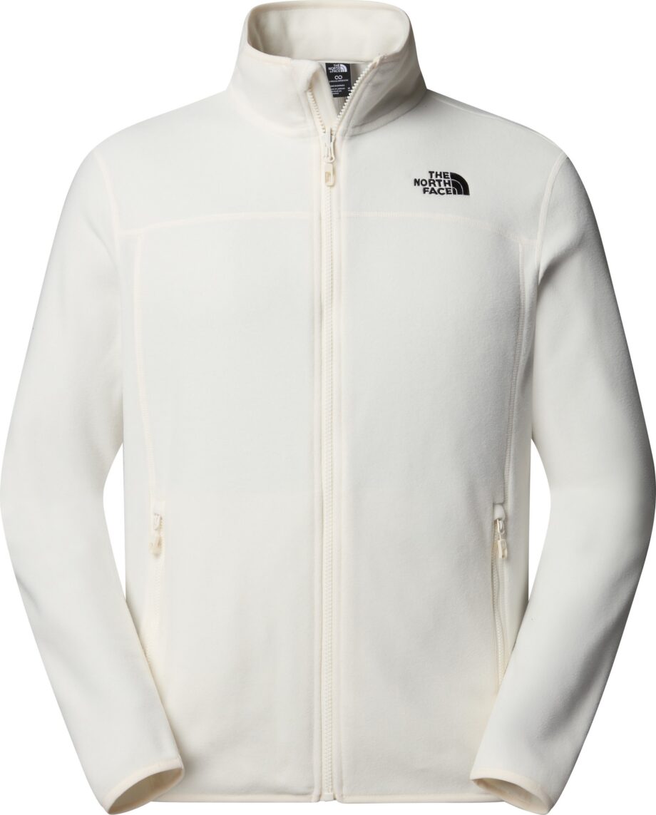 The North Face The North Face Men's 100 Glacier Full-Zip Fleece White Dune