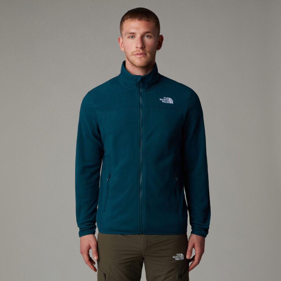The North Face The North Face Men's 100 Glacier Full-Zip Fleece Midnight Petrol