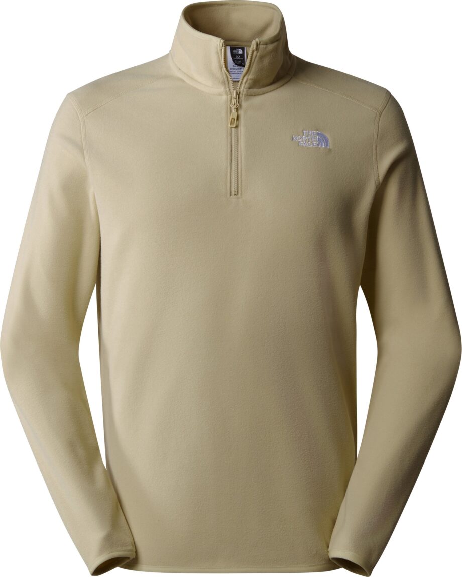 The North Face The North Face Men's 100 Glacier 1/4 Zip Fleece Zion Orange/Concrete Grey