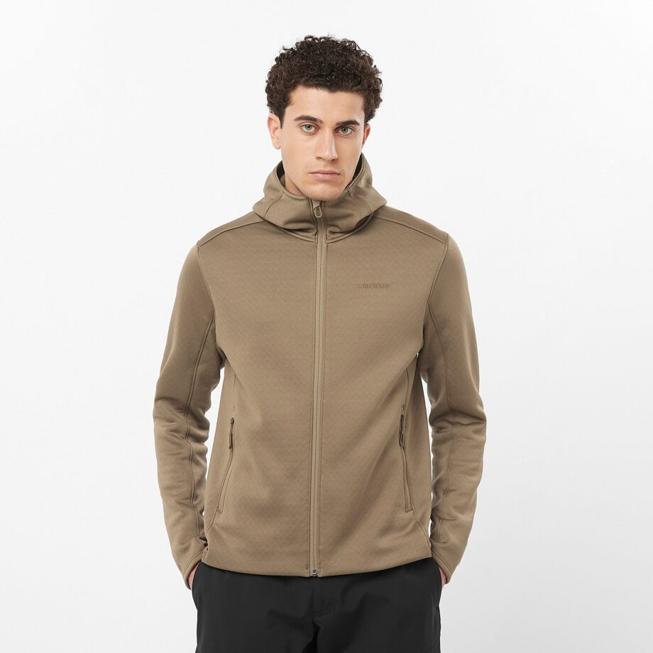 Salomon Salomon Men's Sntial Midfleece Shitake