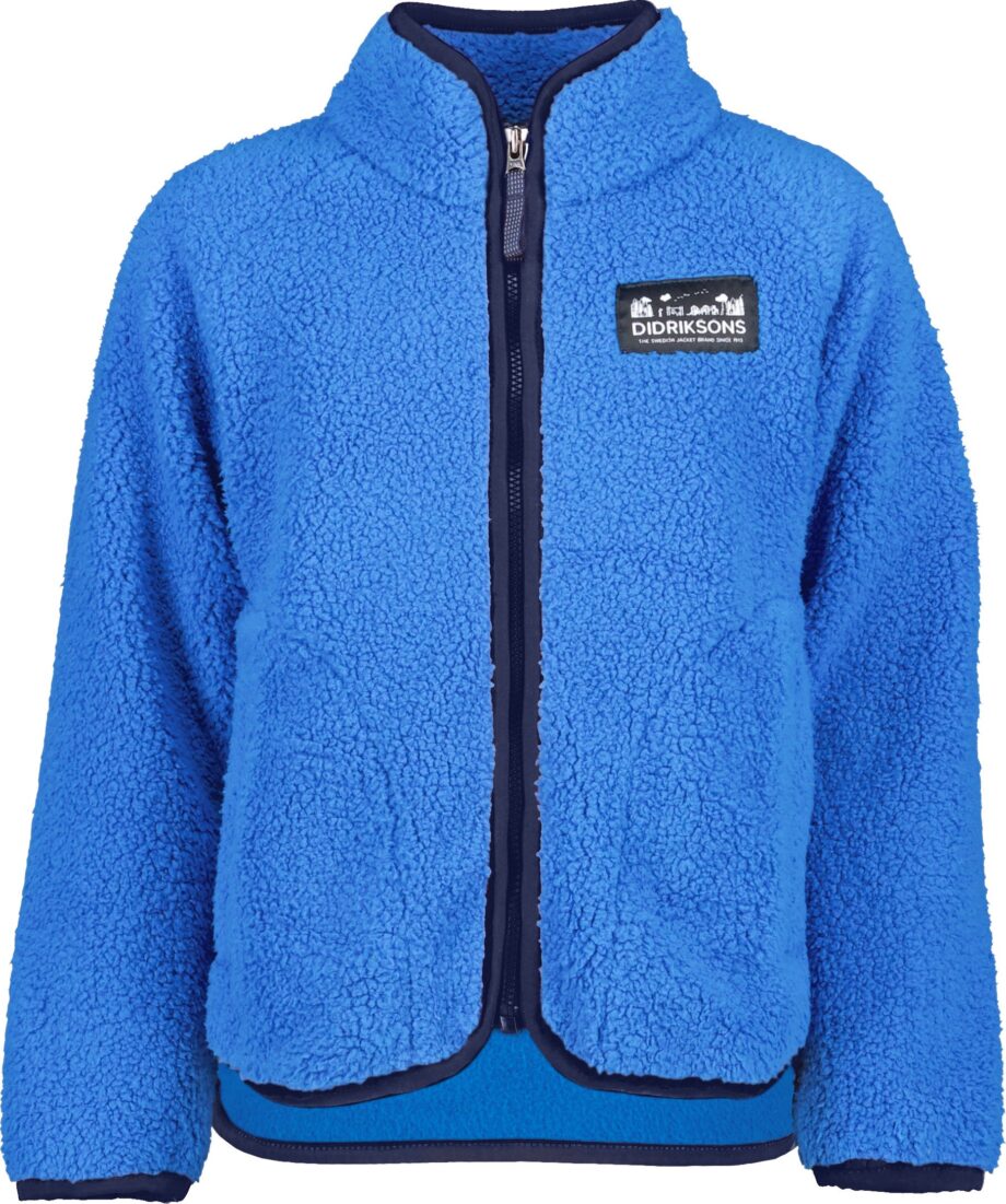 Didriksons Didriksons Kids' Gibbs Full Zip 2 Caribbean Blue