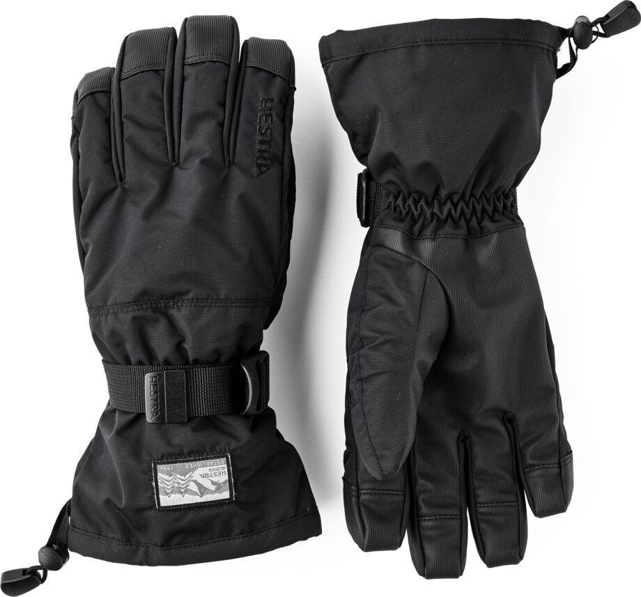 Hestra Hestra Gauntlet Sr. - 5 Finger Black/Black