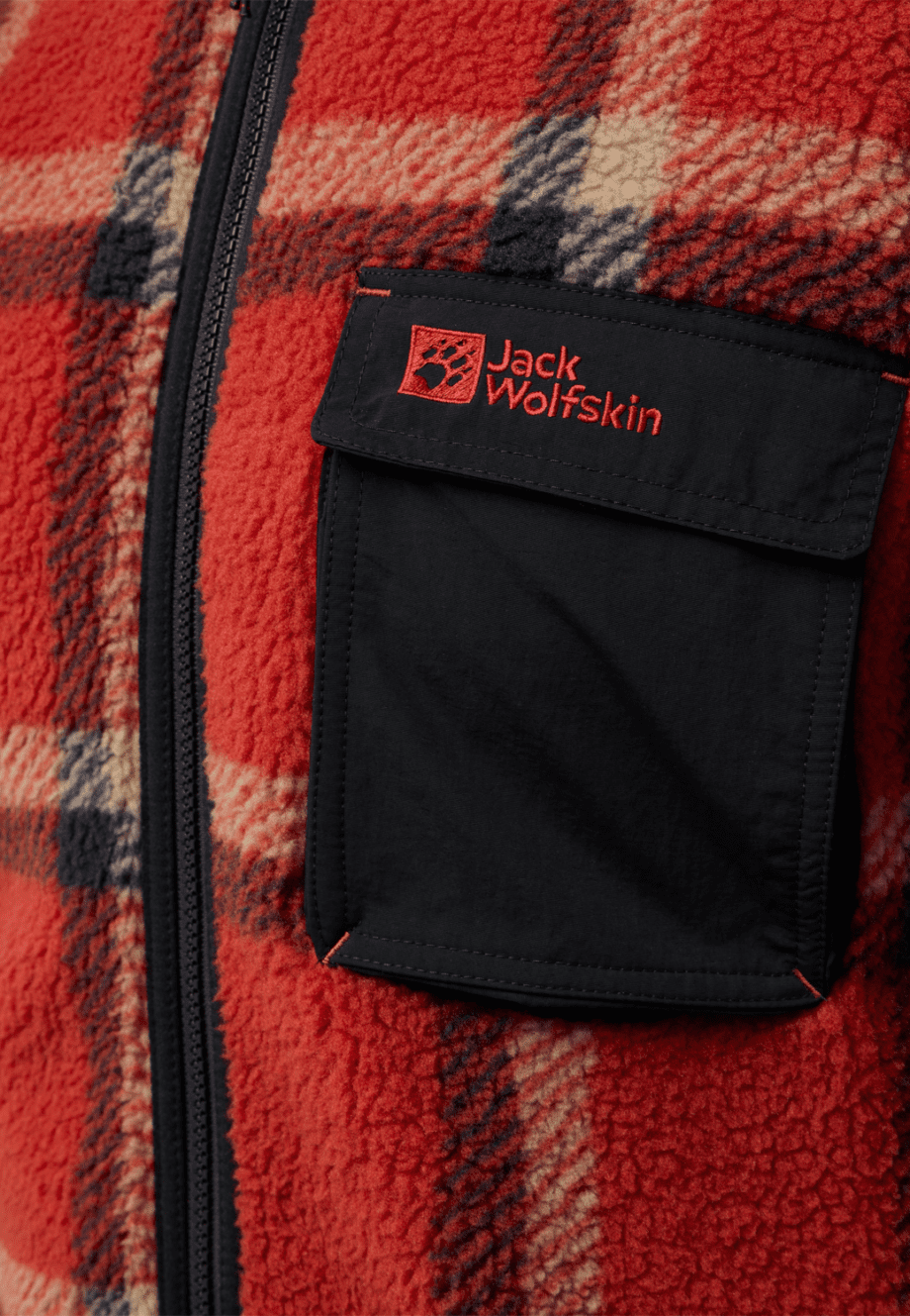 Jack Wolfskin Jack Wolfskin Men's Felslicht Check Jacket Intense Rust
