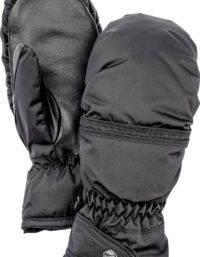 Hestra Hestra Primaloft Leather Female Mitt Black/Black