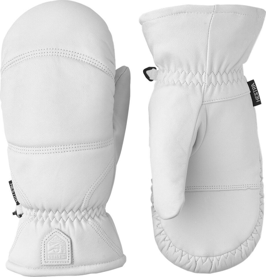 Hestra Hestra Leather Box Mitt Off White