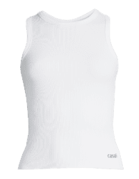 Casall Defined Rib Racerback - White