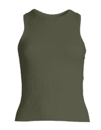 Casall Defined Rib Racerback - Northern Green