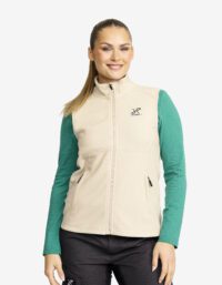 Revolution Race Essential Fleece Vest Dam Peyote, Storlek:L