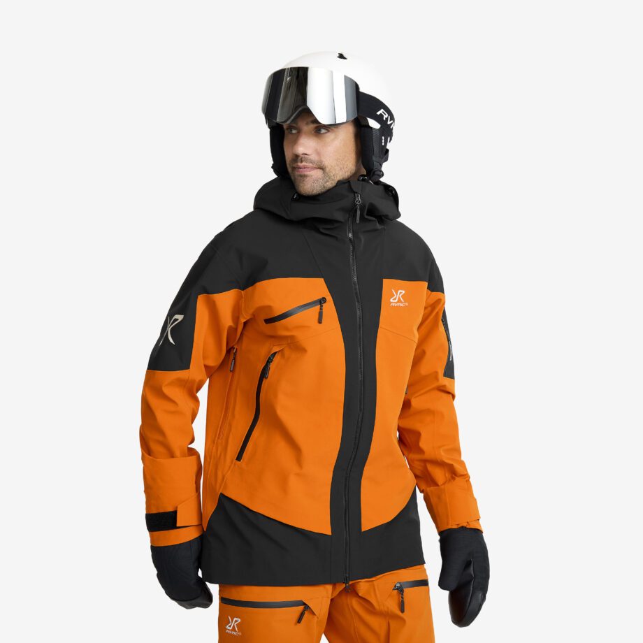 Revolution Race Skaljacka & Vindjacka - Atlas 3L Ski Jacket - Herr - Hawaiian Sunset/Black, Storlek:S