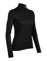 Oasis L/S Half Zip W Black (XS)