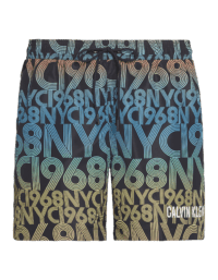 Medium Drawstring M Intense Power Typo Print Black (M)