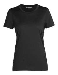 Tech Lite II S/S Tee W Black (XS)