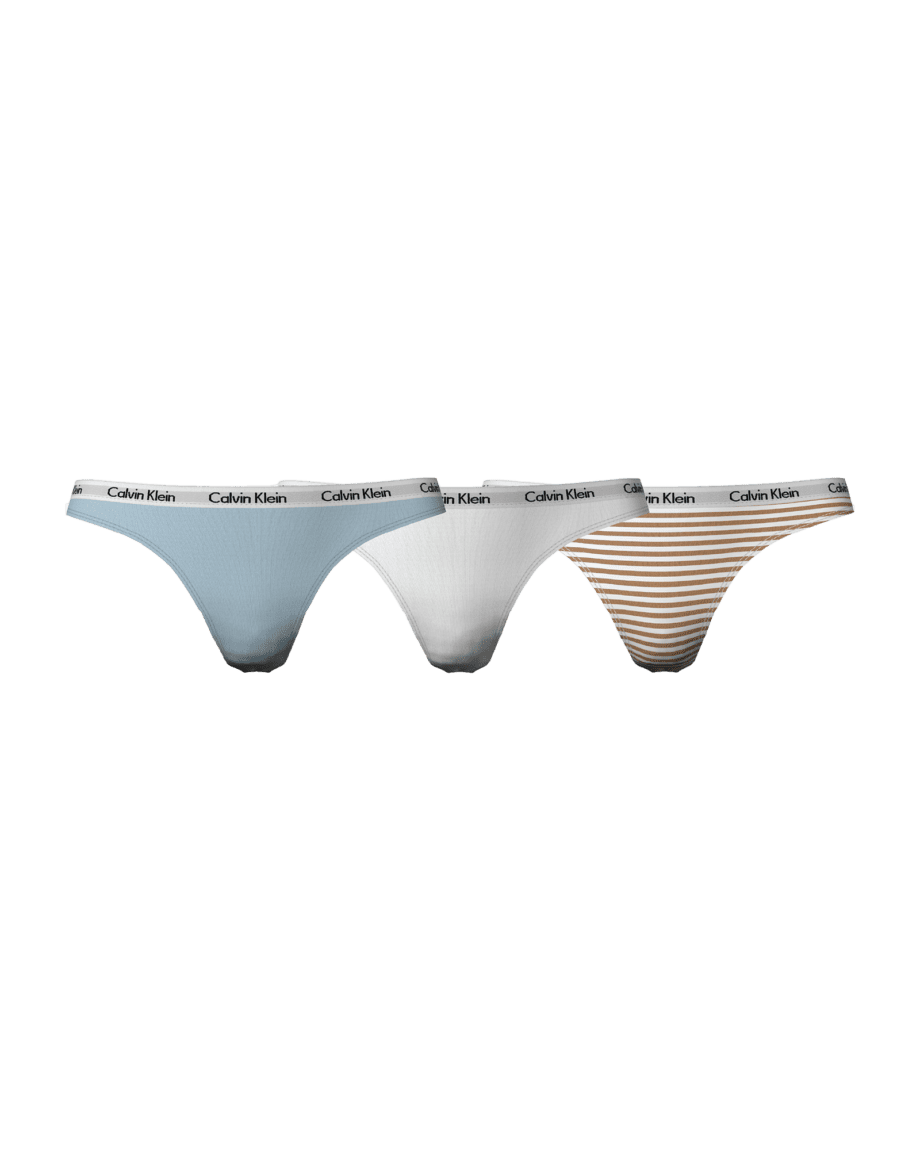 Thong 3PK W - Carousel Blue/White/Rainer Stripe (XL)