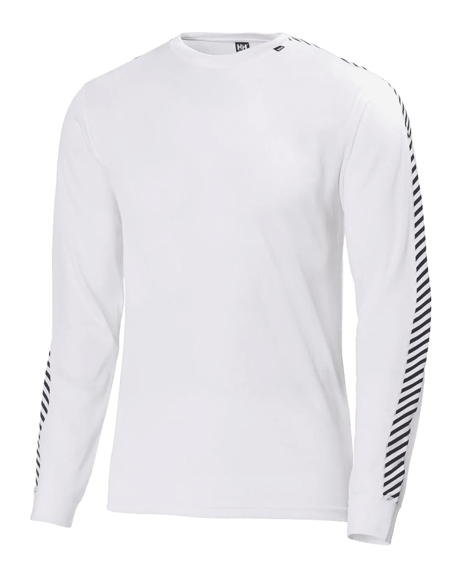 HH Lifa Stripe Crew M White (XL)