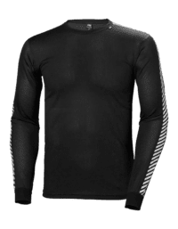 HH Lifa Stripe Crew M Black (M)