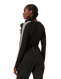 Lifa Active Stripe Crew W Black (XL)