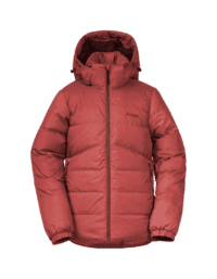 Røros Down Youth Girl Jacket Rusty Dust/Amarone Red (140)