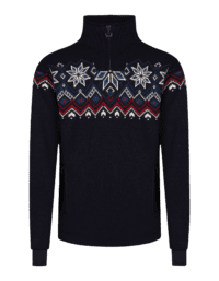 Fongen WP Sweater M Navy/Offwhite/Redrose Indigo (XL)