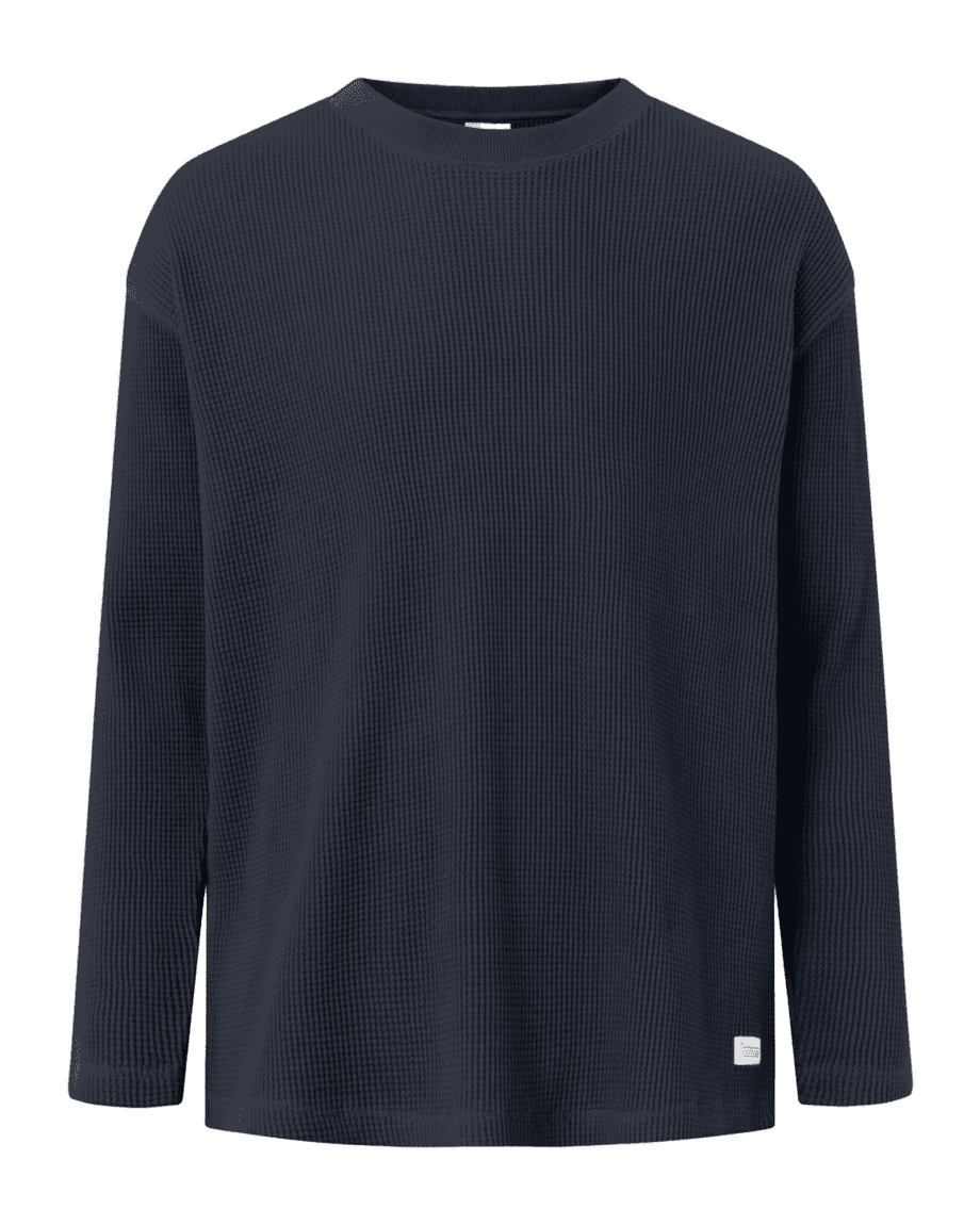 Waffle Loose L/S M 1412 Night Sky (XL)