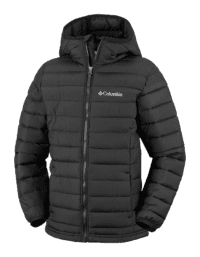 Powder Lite? Boys Hooded Jacket JR Black (M)