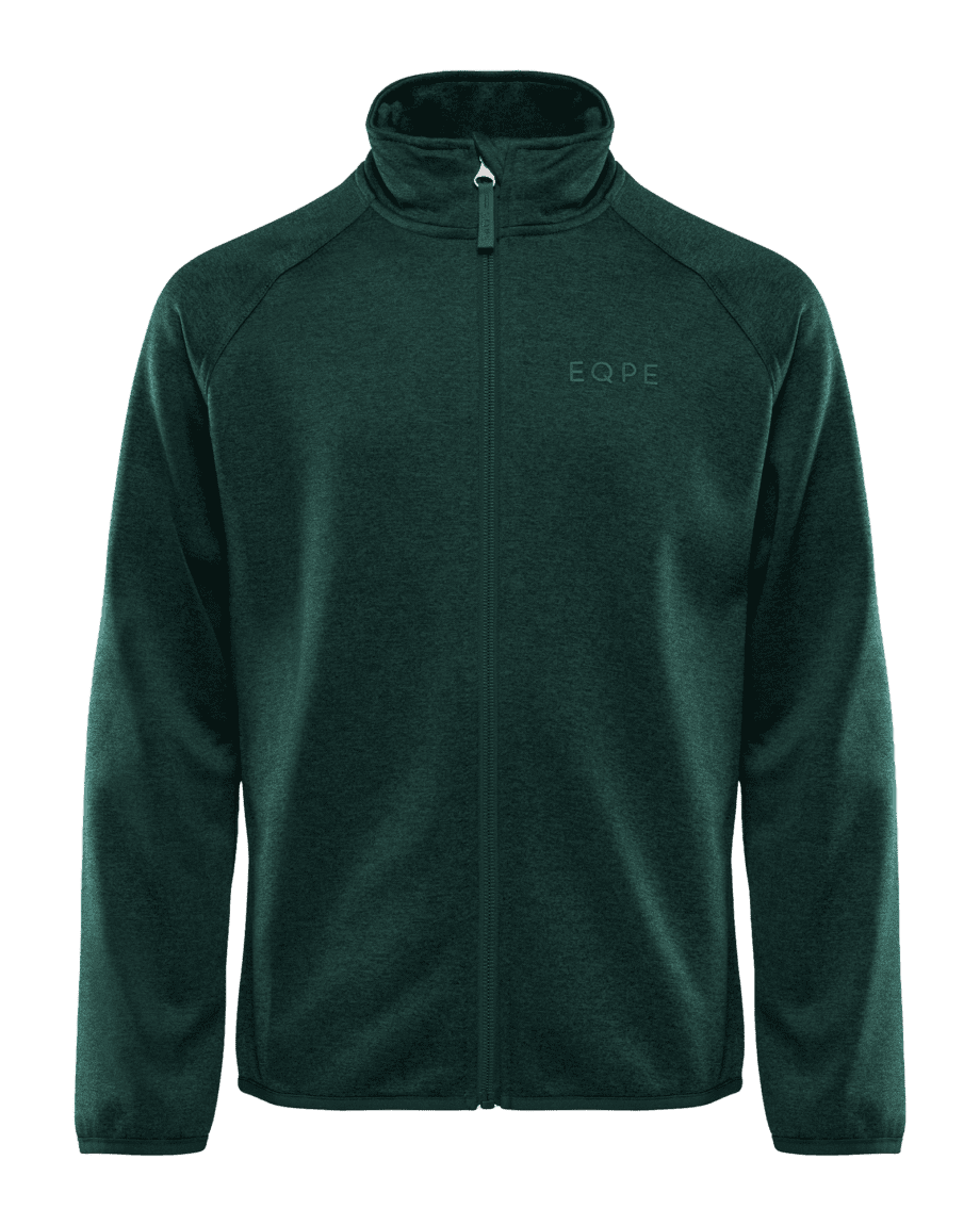 Qanuk Melange Fleece JR Forest Green Melange (158/164)