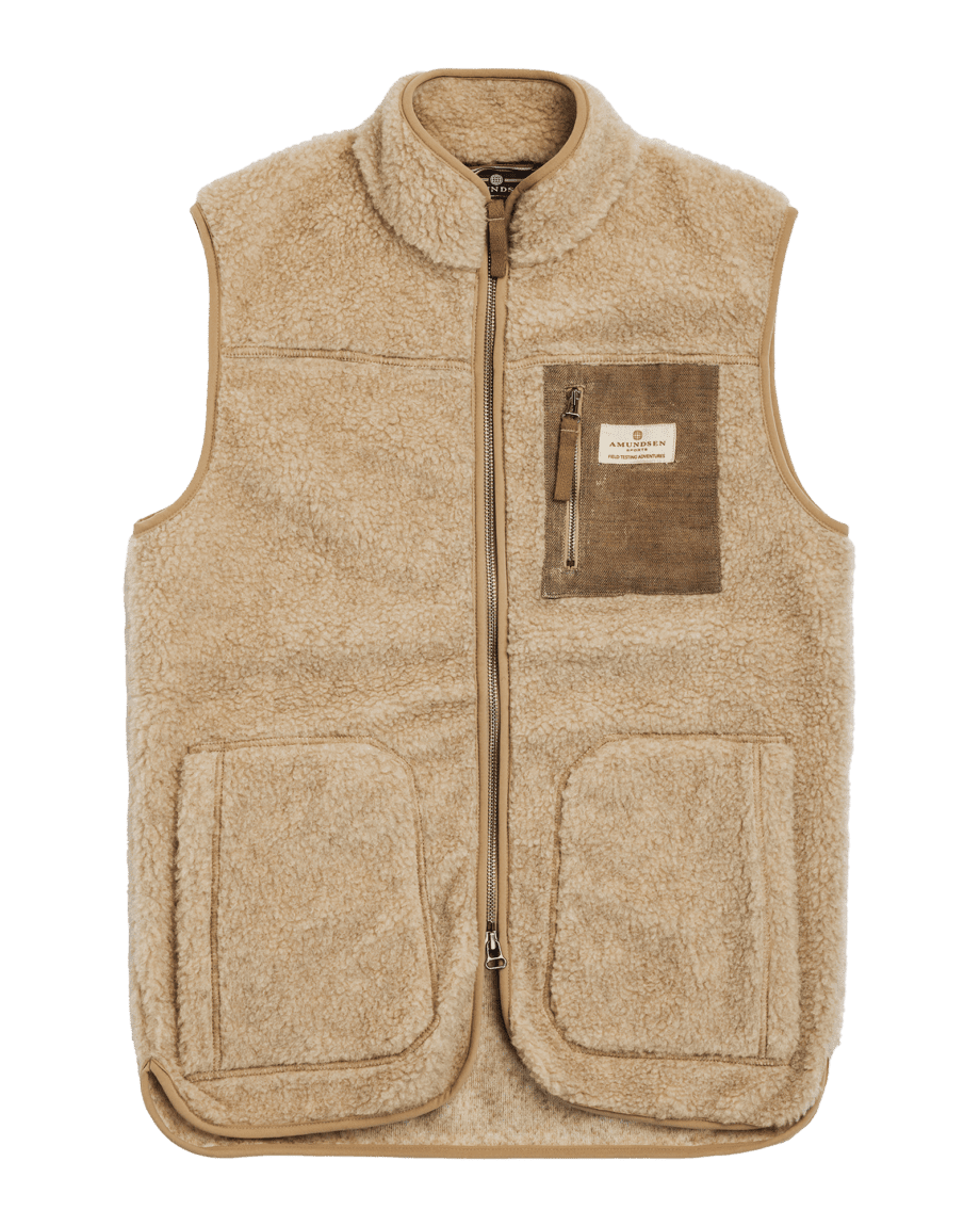 Heroes Wool Fleece Vest M Natural (XL)