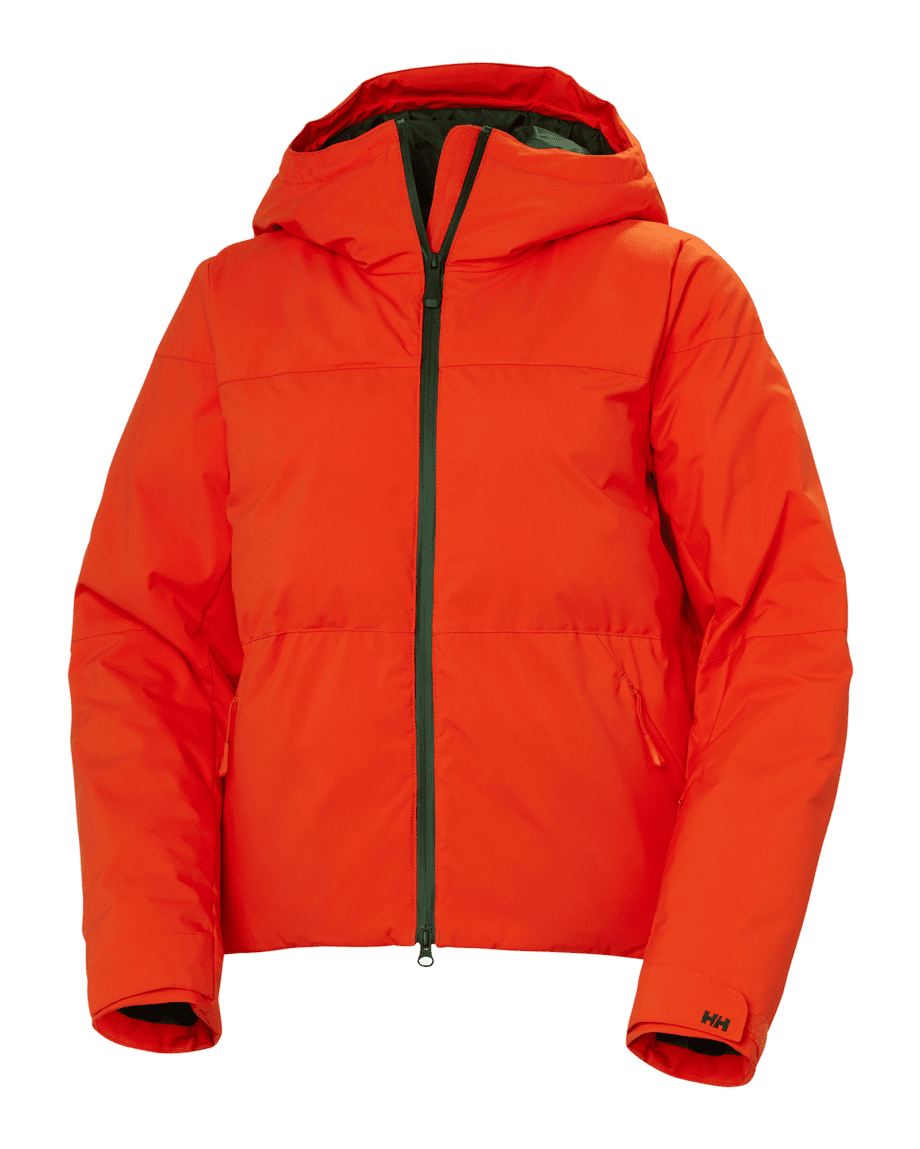 Nora Short Puffy Jacket W Cherry Tomato (XL)