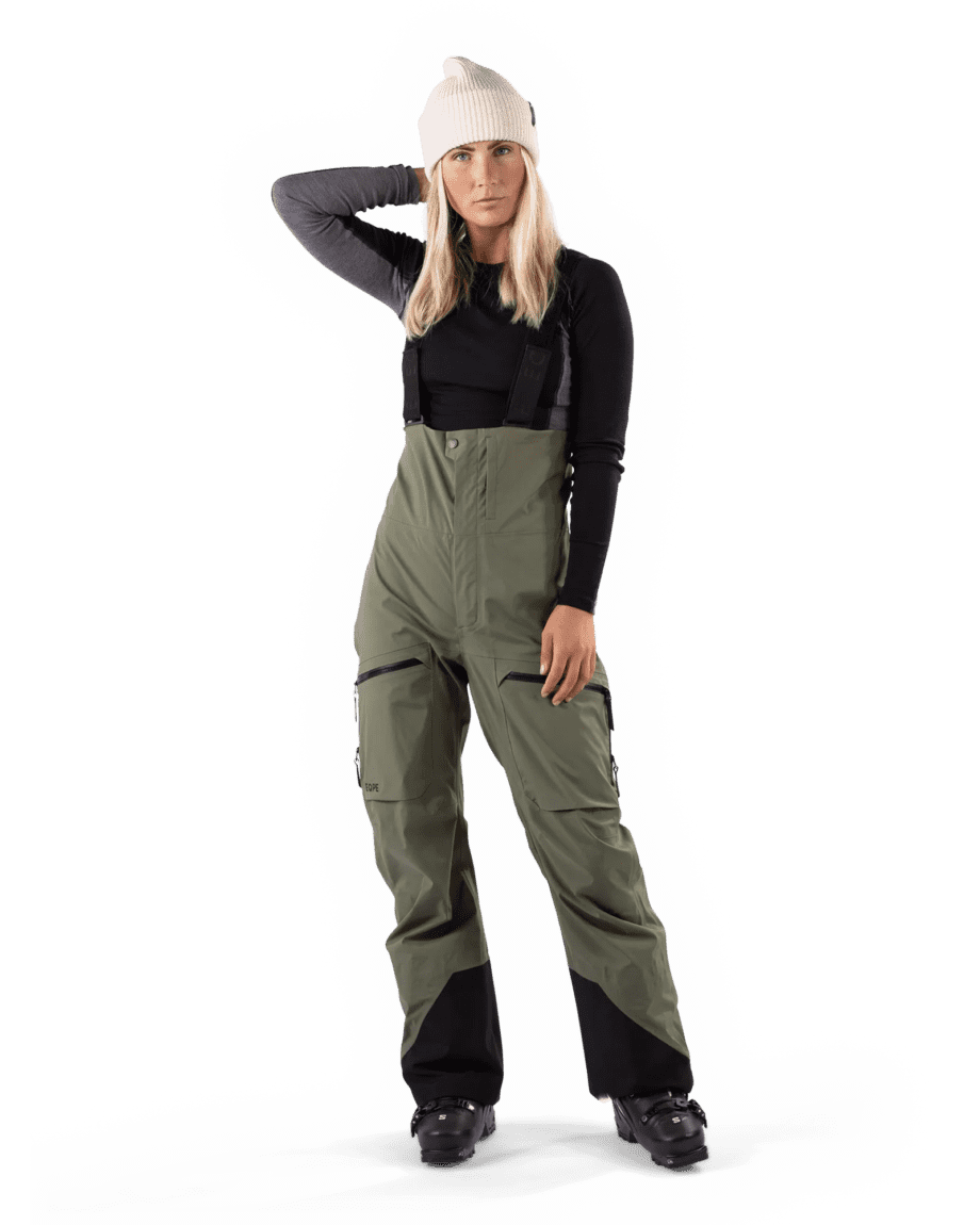 Rido Bib Shell Pant W Lichen Green (XS)