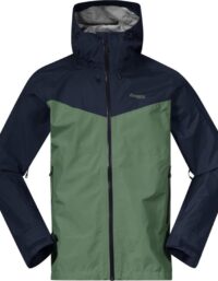 Bergans Skar Light 3L ShellJacket Men Dark Jade Green/Navy Blue