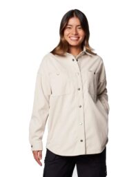 Columbia Blue Point Creek Corduroy Shirt Jacket Dark Stone