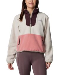 Columbia Sequoia Grove 1/2 Zip Fleece Dark Stone, Pink Agave