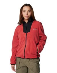 Columbia Sequoia Grove Full Zip Fleece Daredevil, Black