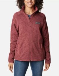 Columbia W Sweater Weather Full Zip Beetroot Heather