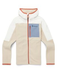 Cotopaxi Abrazo Fleece Hooded Full-Zip Jacket Bone/Oatmeal