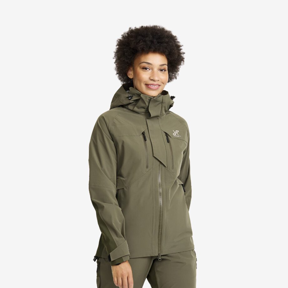 Revolution Race Aries Pro 3L Shell Jacket - Dam - Grape Leaf/Forest Night, Storlek:XL - Skaljacka & Vindjacka