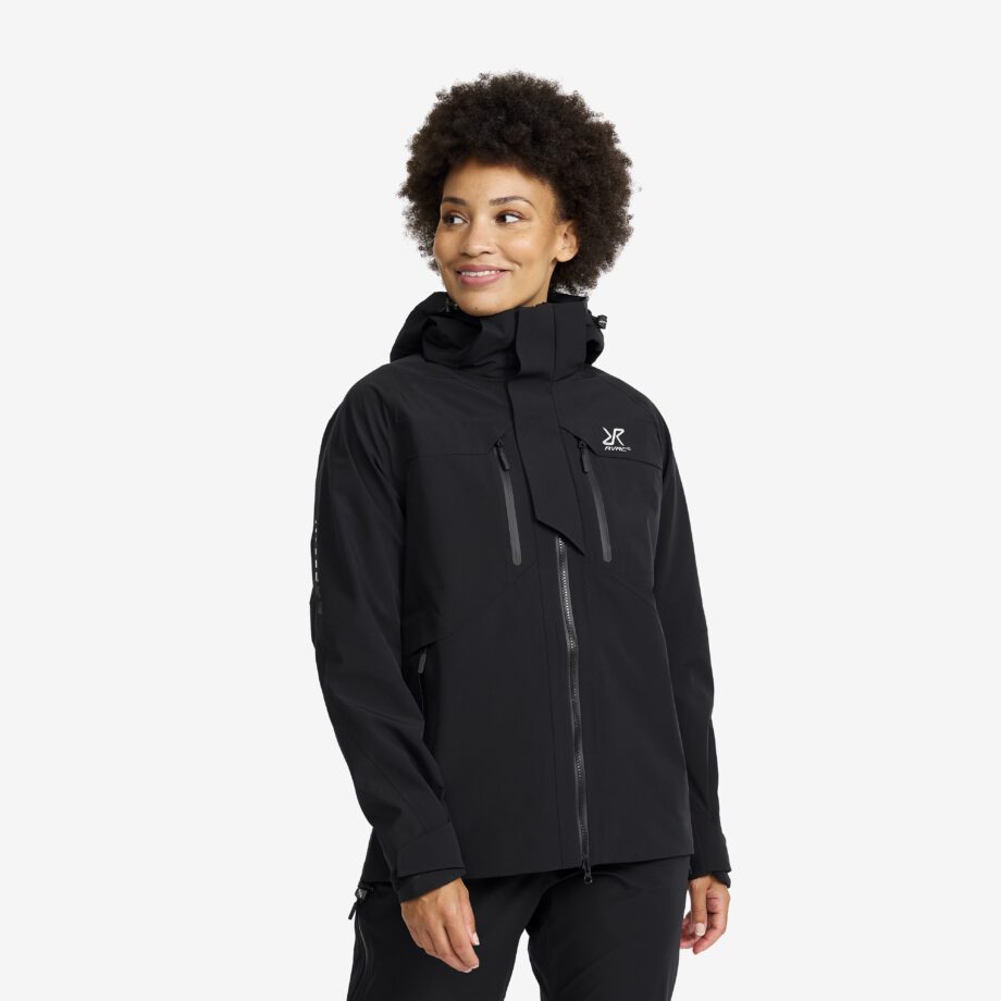 Revolution Race Aries Pro 3L Shell Jacket - Dam - Black, Storlek:S - Skaljacka & Vindjacka